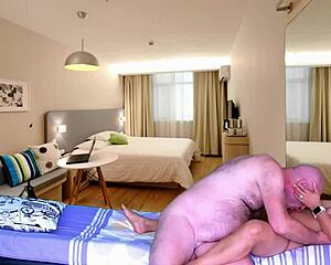 just a sneak peek of my house maid agarabas and olpr getting wild with a monster cock blowjob.