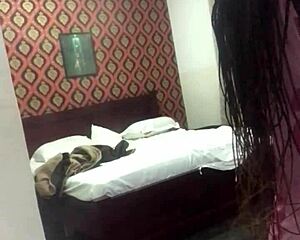 crazy bitch twerking on landlord's bed while he's on vacation