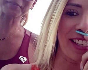 We're banging the sports coach with my buddy