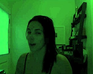 brunette jelena jensen plays with her big boobs