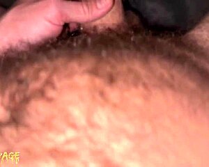 big tits ebony milf moans while squirting in cowgirl domination 😈