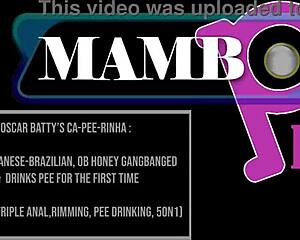 omg, first time japanese-brazilian babe tries wild stuff