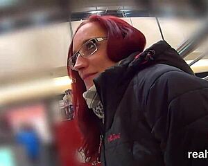 Wow, gorgeous Czech kitten teased at mall and pounded hard POV!
