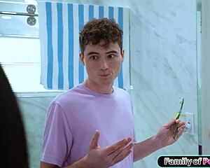 Put on the condom and I'll fuck you hard, she says to the big cock guy