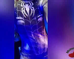 Spiderbabe Halloween Costume Show