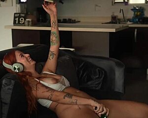 Why are you jerking off in the living room? asks beautiful ebony brittany taylor.