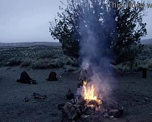 फैंटेसी बेयरमेडेंस कैंपफायर पर बाहर मस्तरबेट करती बड़ी गैंड के साथ