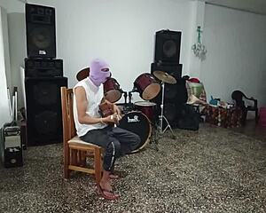 Sexy music teacher makes student horny