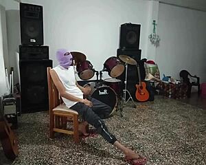 Sexy music teacher makes student horny