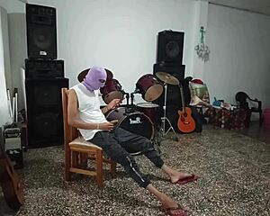 Sexy music teacher makes student horny