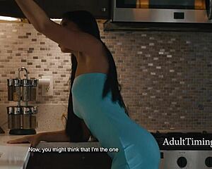 ebony and her white girlfriend toy with eachother - chanel camryn ameena green