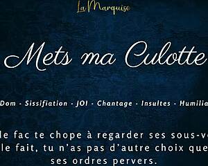 French femdom sissification with joi and cei audio