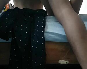 My wife's old man gets bent over in doggystyle