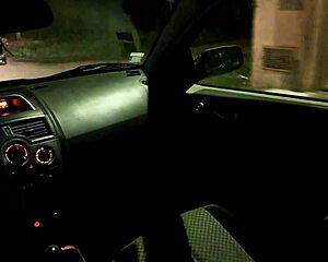 Girlfriend In Heels Fucks Stranger Outdoors In Car