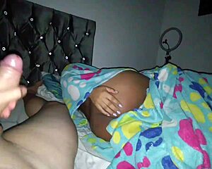 Keilimar, the pregnant Mexican, gets ready for intense action