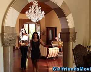 Milf and lesbian babe in 69 position