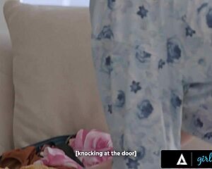 Girlsway lesbian Holly Day gets licked by caring MILF Serene Siren in reality scene