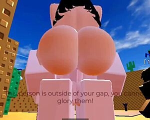 Transando no Roblox com proteção! Quem curte esse sexo no condomínio virtual?