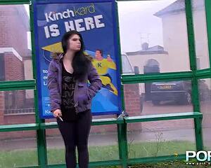 Pornxn picks up Lucia Love, licks her pussy, and kisses in lingerie