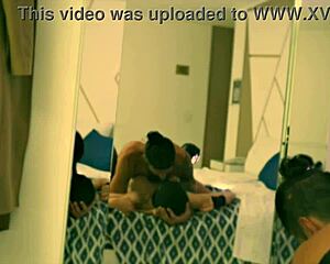 Latina milf with big tits and ass joins hardcore party sex