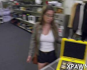 Dilettante Gets Rough Fucking In Wet Pussy During Backroom Casting