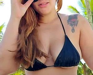 She Wore A Short Bikini To The Beach, Seeking A Guy For Flashing Fun.