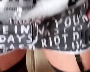 Vilja, the submissive slut, gets roughed up in homemade domination play.