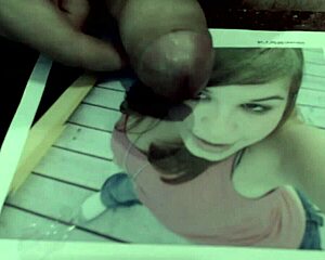 Tributo a avril97 with facial and interracial cumshot