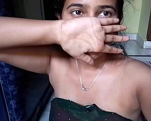 Look at this hot Indian bhabhi fingering her tight chut till she squirts everywhere!