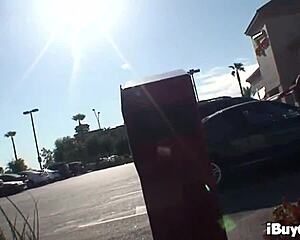 tyla wynn, horny cougar, gets her shaved pussy banged hard.