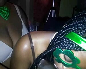 Sloppy Double Blowjob with BBW on St Patrick's Day