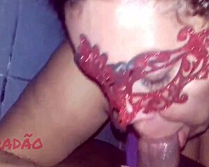 Hey, that puta is sucking my dick so good 😍, her big tits bouncing in lingerie pov