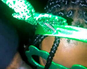 Sloppy Double Blowjob with BBW on St Patrick's Day