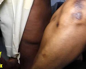 can a black ninja rock a neighbor this hard and make him cum?