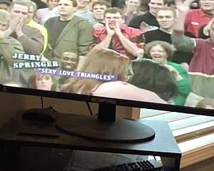 Intense Lesbian Kissing on Jerry Springer