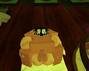 Slut gets fucked hard roblox 😜