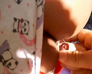 Latina Woman Masturbates Outdoors In Public Cum Sex