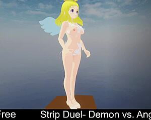 Strip Duel Demon Vs Angel