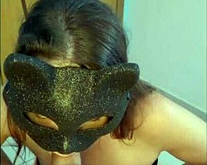 Beauty Girl Does Blowjob In Panties 😍