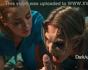 Ever seen a demon squirt milk into a nurse’s mouth while banging in a hospital?