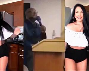 French amateur doggystyle blowjob rimjob in satin lingerie clothed sex