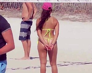 Is This Young Girl Teasing Her Boyfriend's Relatives In Micro Bikini?