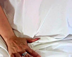 Big-ass stepmom fucks stepson in shared bed