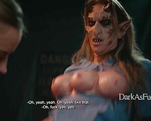 i'm fuckin' the demon nurse an' she squirts milk in my mouth