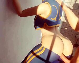 fortnite chun li doing sneaky sex in bathroom