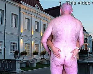 Watch Agarabas and Olpr in a raw outdoor pounding with gaping close-ups and wild action.