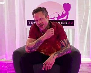 in troublemakerzz part 2, abigaiil morris and jasmine sherni dive into threesome with cum swapping and facials.