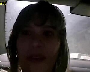 Latina Pays Uber with Tight Shaved Hole in Dirty Cuckold Talk