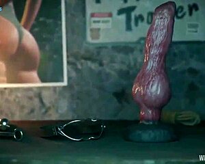 Lara Croft bierze ostre analne działanie w ciasnej scenie rżnięcia w dupę.