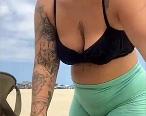 Young guy wants friend to join in fucking me on the beach?